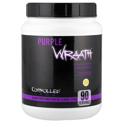 Controlled Labs, Purple Wraath™, Limonada morada, 1152 g (2,54 lb)