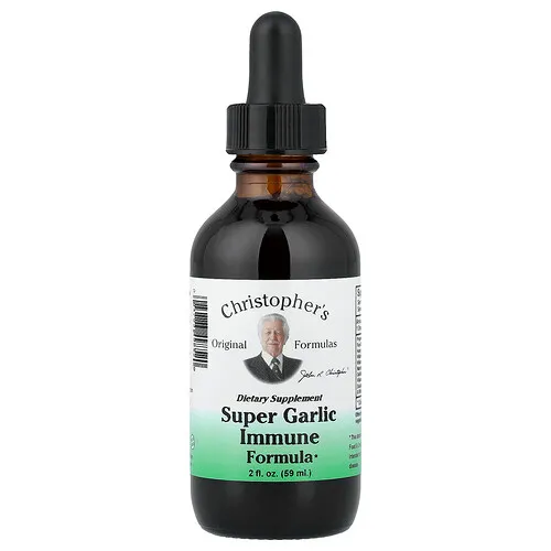 Christopher's Original Formulas, Fórmula inmunitaria con súper ajo`` 59 ml (2 oz. Líq.)
