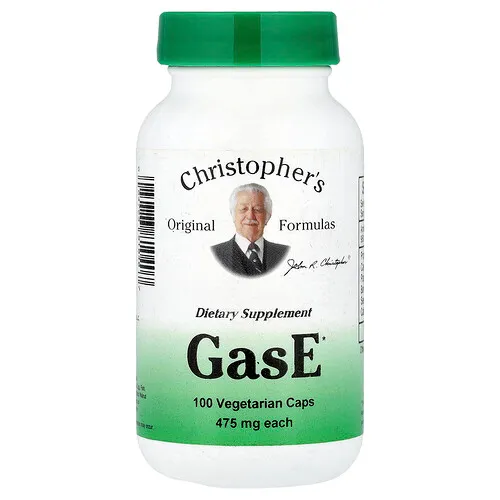 Christopher's Original Formulas, GasE, 100 cápsulas vegetales