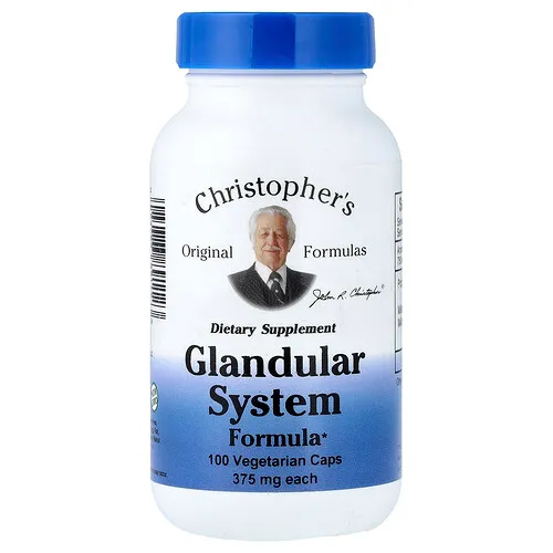 Christopher's Original Formulas, Fórmula para el sistema glandular, 100 cápsulas vegetales