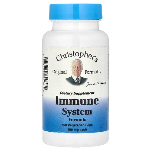 Christopher's Original Formulas, Fórmula para el sistema inmunitario, 100 cápsulas vegetales