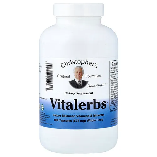 Christopher's Original Formulas, Vitalerbs, 180 cápsulas
