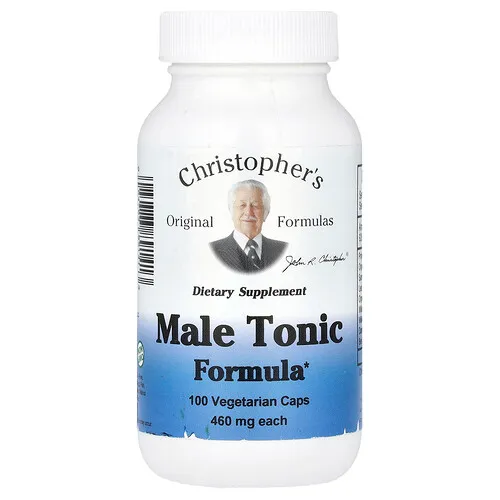 Christopher's Original Formulas, Fórmula tónica masculina, 100 cápsulas vegetales