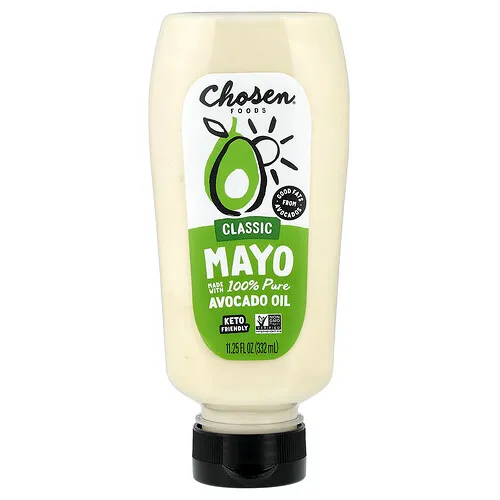 Chosen Foods, Mayonesa clásica, 332 ml (11,25 oz. líq.)