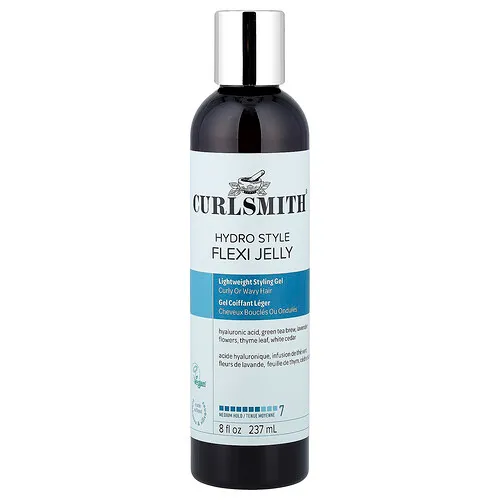 Curlsmith, Hydro Style Flexi Jelly, Fijación media, Cabello rizado u ondulado, 237 ml (8 oz. líq.)