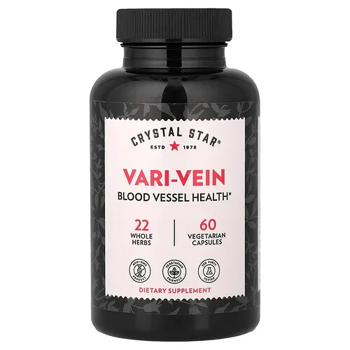 Crystal Star, Vari-Vein, 60 cápsulas vegetales