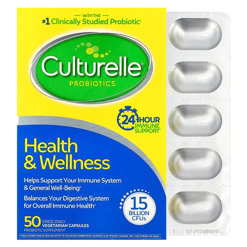 Culturelle, Probióticos, Salud y bienestar, 50 cápsulas vegetales