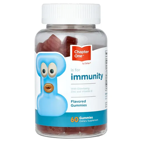 Zahler, Chapter One, Inmunidad, Con sabor a saúco, zinc y vitamina C, 60 gomitas