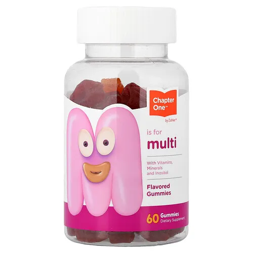 Zahler, Chapter One, Gomitas multivitamínicas, Con sabor, 60 gomitas