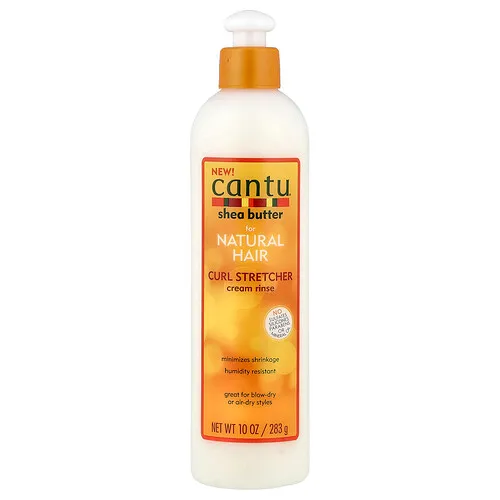 Cantu, Manteca de karité para cabello natural, Crema para enjuagar los rizos`` 283 g (10 oz)