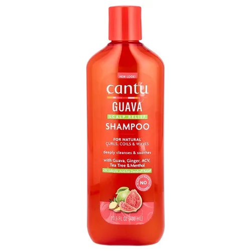 Cantu, Champú para aliviar el cuero cabelludo, Guayaba, 400 ml (13,5 oz. líq.)