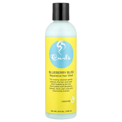 Curls, Blueberry Bliss, Jabón reparador para el cabello, 236 ml (8 oz. Líq.)