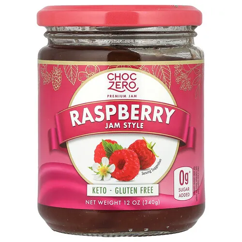 ChocZero, Estilo mermelada de frambuesa`` 340 g (12 oz)