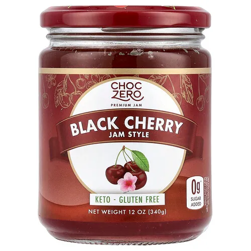 ChocZero, Pasta untable de frutas, Cereza negra, 340 g (12 oz)
