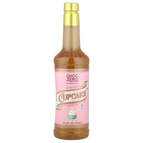 ChocZero, Jarabe prémium, Magdalenas, Sin azúcar, 750 ml (25,4 oz. líq.)