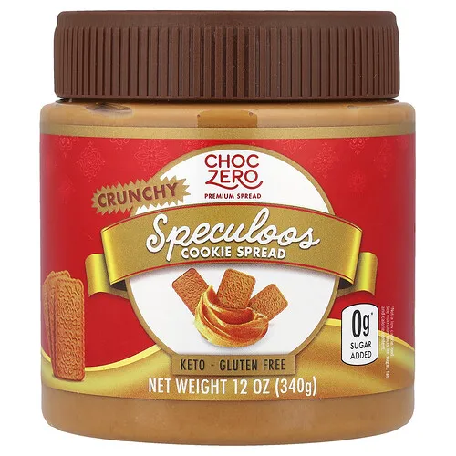 ChocZero, Galletas untables Speculoos, Crujiente, 340 g (12 oz)