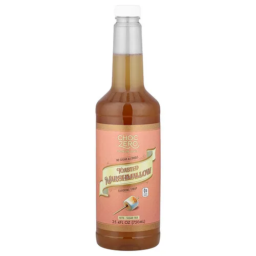 ChocZero, Jarabe prémium, Malvavisco tostado, Sin azúcar, 750 ml (25,4 oz. líq.)