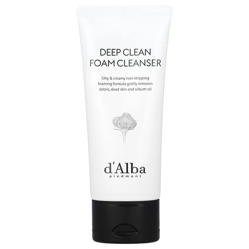 d'Alba, Espuma de limpieza profunda, Trufa blanca, 80 ml (2,70 oz. líq.)