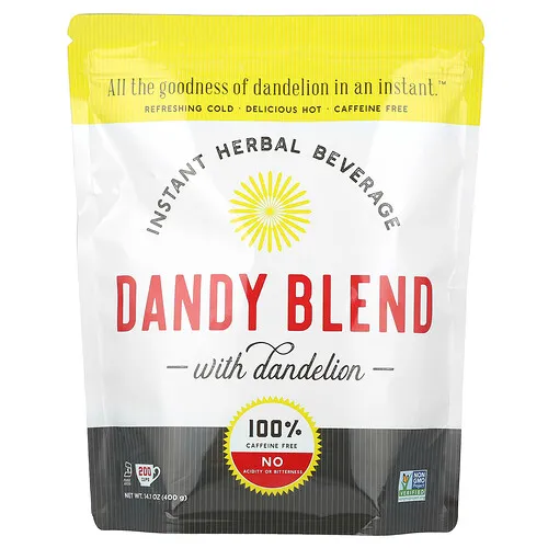 Dandy Blend, Bebida instantánea de hierbas con diente de león, sin cafeína, el 14,1 oz (400 g)