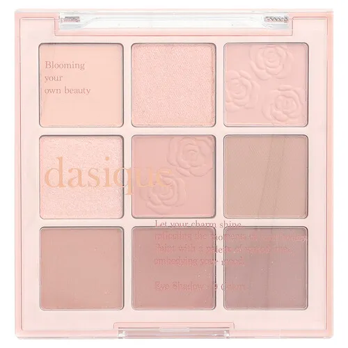 Dasique, Paleta de sombras para ojos, 27 Rosas y té con leche, 1 unidad