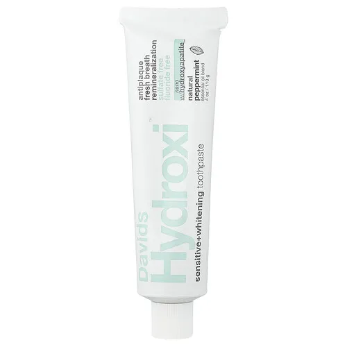 Davids, Hydroxi™, Pasta dental para dientes sensibles + blanqueadora, Menta natural, 113 g (4 oz)