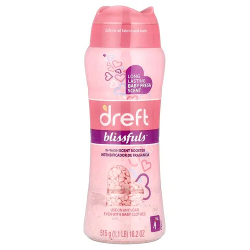 Dreft, Blissfuls™, Potenciador de aroma para el lavado, Frescura para bebés, 515 g (18,2 oz)