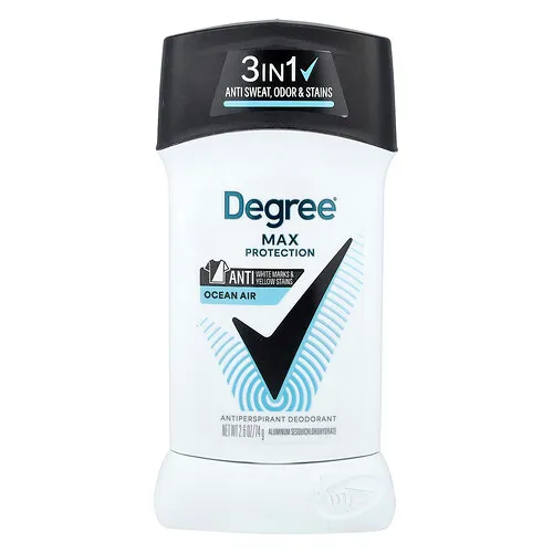 Degree, Desodorante antitranspirante, Máxima protección, Aire oceánico, 74 g (2,6 oz)