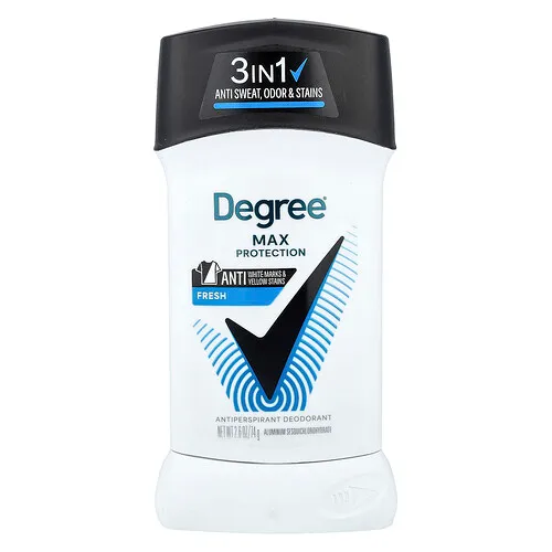 Degree, Desodorante antitranspirante, Máxima protección, Frescura, 74 g (2,6 oz)
