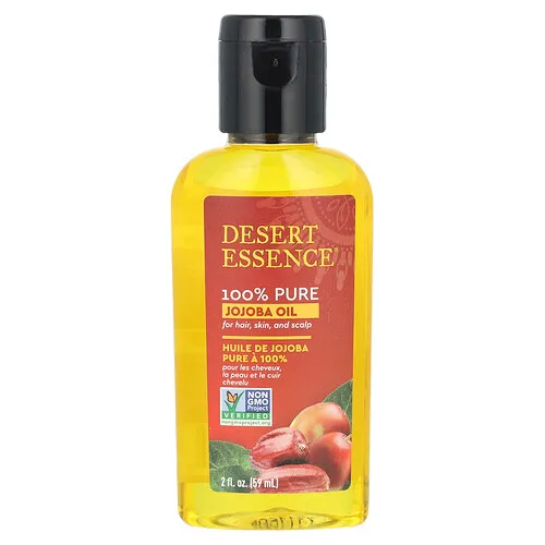 Desert Essence, Aceite de jojoba 100 % puro, 59 ml (2 oz. líq.)