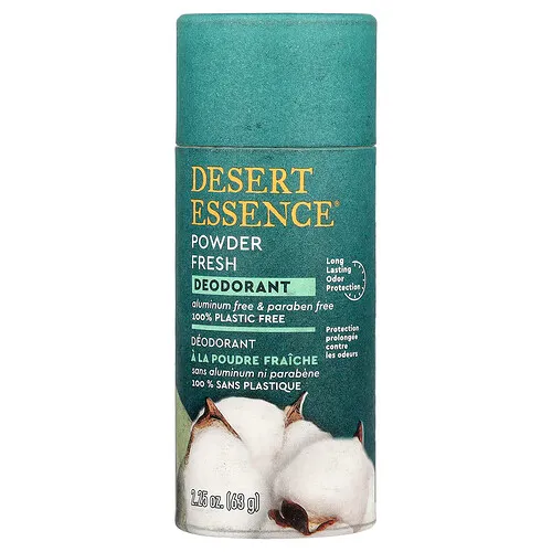 Desert Essence, Desodorante, Frescura en polvo, 63 g (2,25 oz)