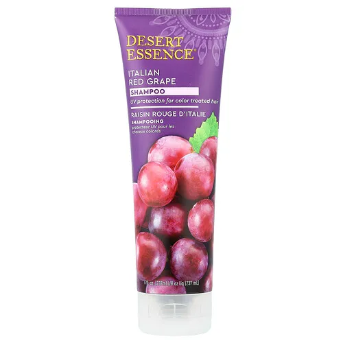Desert Essence, Organics, champú, uva roja italiana, 8 fl oz (237 ml)