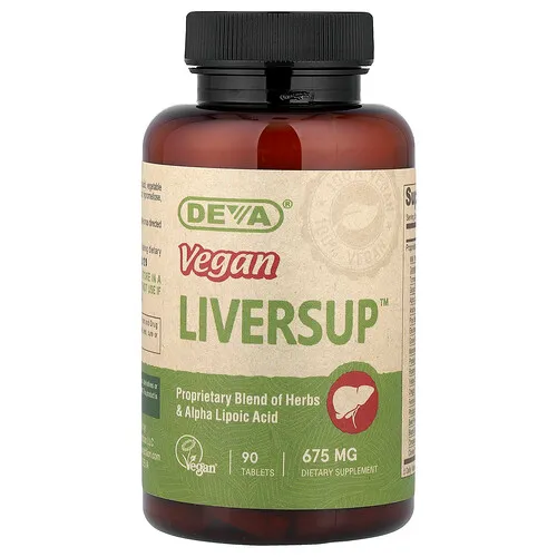 Deva, Vegan Liversup™, 675 mg, 90 comprimidos