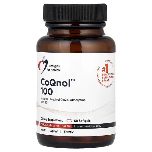 Designs For Health, CoQnol™ 100, 60 cápsulas blandas