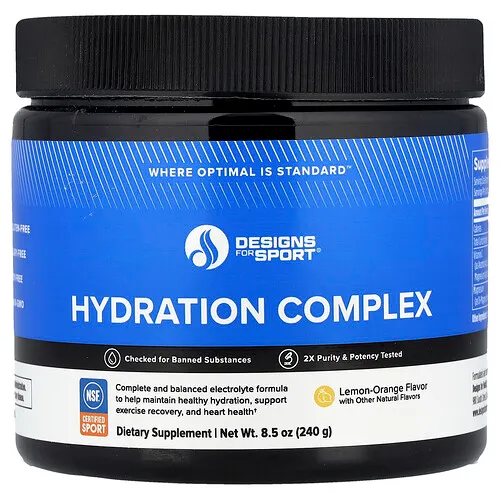 Designs For Health, Designs For Sport®, Complejo de hidratación, Limón y naranja, 240 g (8,5 oz)