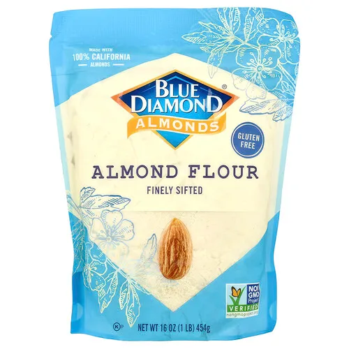 Blue Diamond, Almendras, Harina de almendra, Finamente tamizada, 454 g (16 oz)