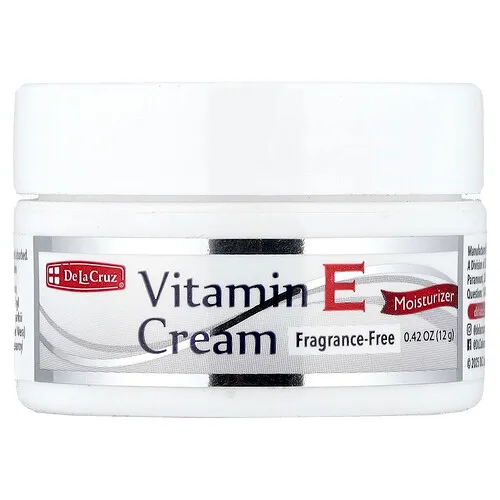 De La Cruz, Crema con vitamina E, Sin fragancia, 12 g (0,42 oz)