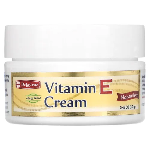 De La Cruz, Crema de vitamina E, 12 g (0,42 oz)