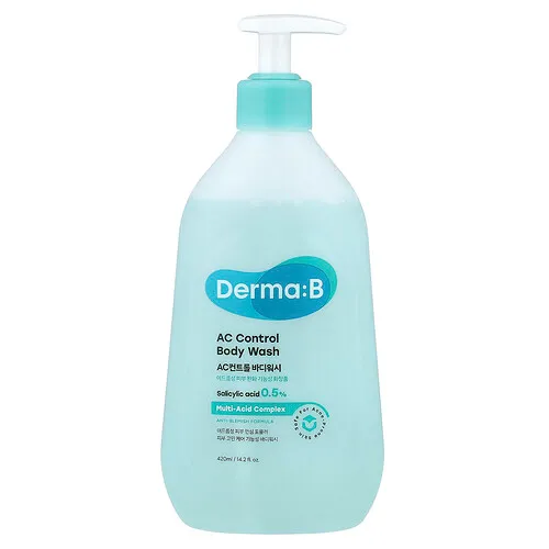 Derma:B, Jabón líquido para el cuerpo AC Control, 420 ml (14,2 oz. líq.)