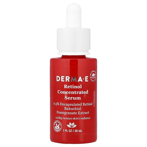 DERMA E, Antiarrugas, Sérum concentrado con retinol, 30 ml (1 oz. líq.)