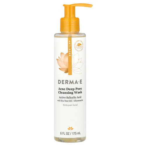 DERMA E, Solución de limpieza profunda para el acné, 175 ml (6 oz. líq.)