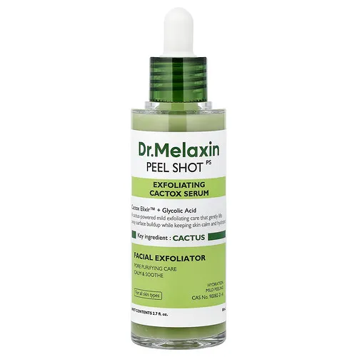 Dr.Melaxin, Peel Shot, Sérum exfoliante con cactox, Para todo tipo de piel, 80 ml (2,7 oz. líq.)