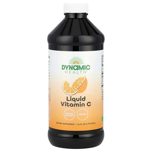 Dynamic Health, Vitamina C líquida, Cítricos naturales, 1000 mg, 473 ml (16 oz. Líq.)