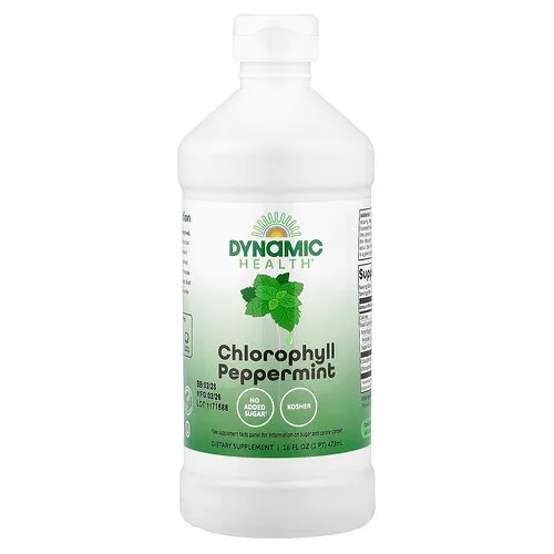 Dynamic Health, Clorofila, Menta, 473 ml (16 oz. líq.)