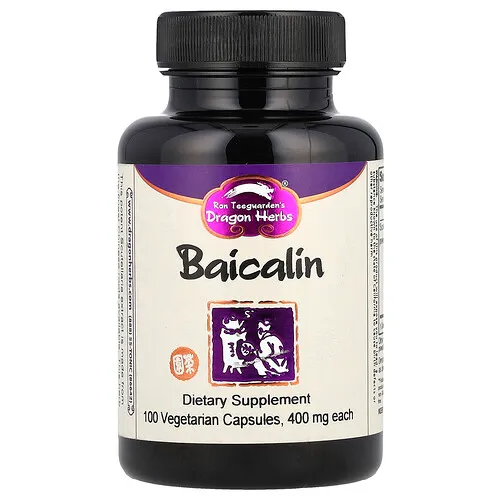 Dragon Herbs, Baicalin, 400 mg, 100 cápsulas vegetales