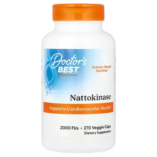 Doctor's Best, Natoquinasa, 2000 UF, 270 cápsulas vegetales