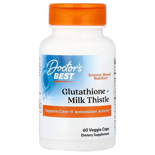 Doctor's Best, Glutatión y cardo mariano`` 60 cápsulas vegetales