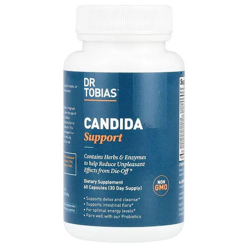 Dr. Tobias, Refuerzo para la cándida, 60 cápsulas vegetales