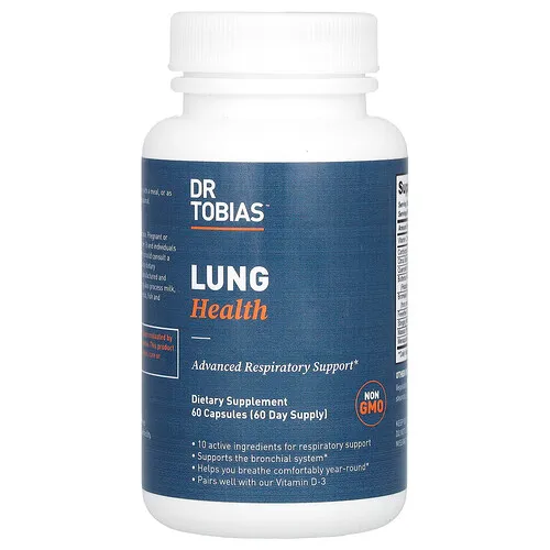 Dr. Tobias, Salud pulmonar, 60 cápsulas