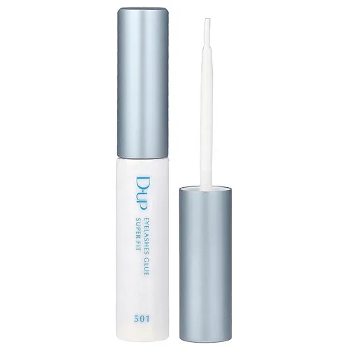D-UP, Eyelashes Glue Super Fit, Adhesivo para pestañas postizas, Tipo de látex de caucho transparente 501, 5 ml (0,7 oz. líq.)