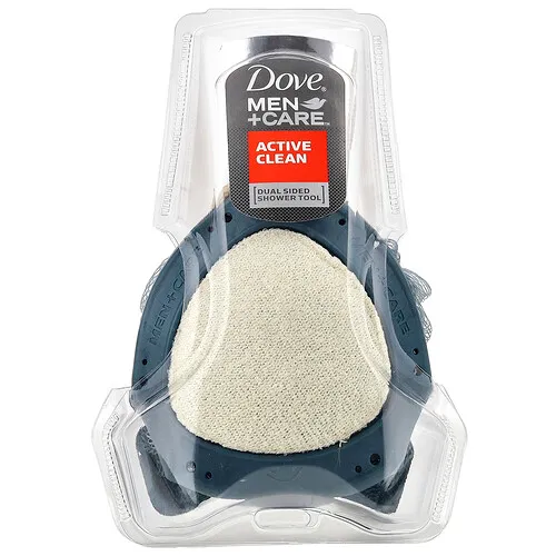 Dove, Men + Care™, Active Clean, Suplemento para la ducha de doble cara, 1 unidad